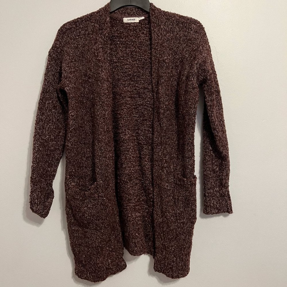 Maroon Cardigan from Garage